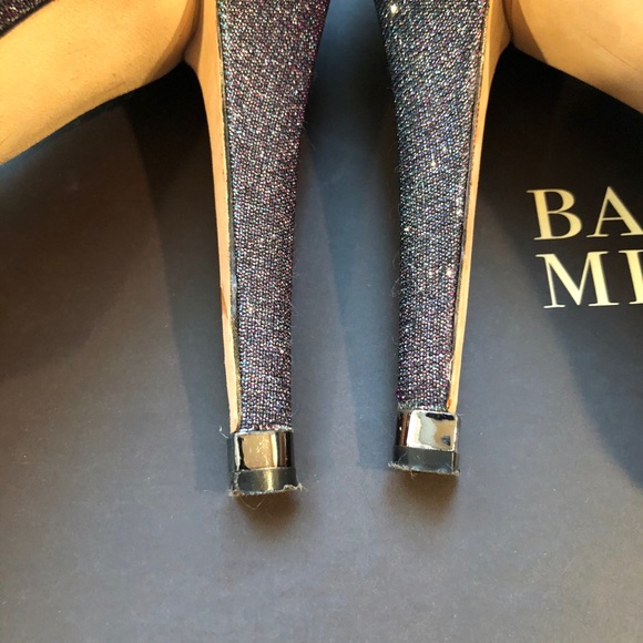 Like New Badgley Mischka Humble IV Peep Toe Sz 6.5 - Picture 12 of 16
